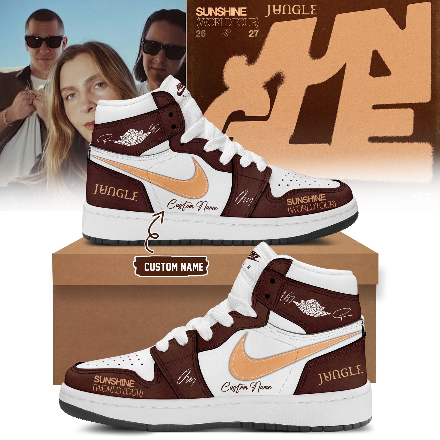 ,,Jungle – Sunshine World Tour 2026/27 Limited Edition Signature – Shoes 1-2