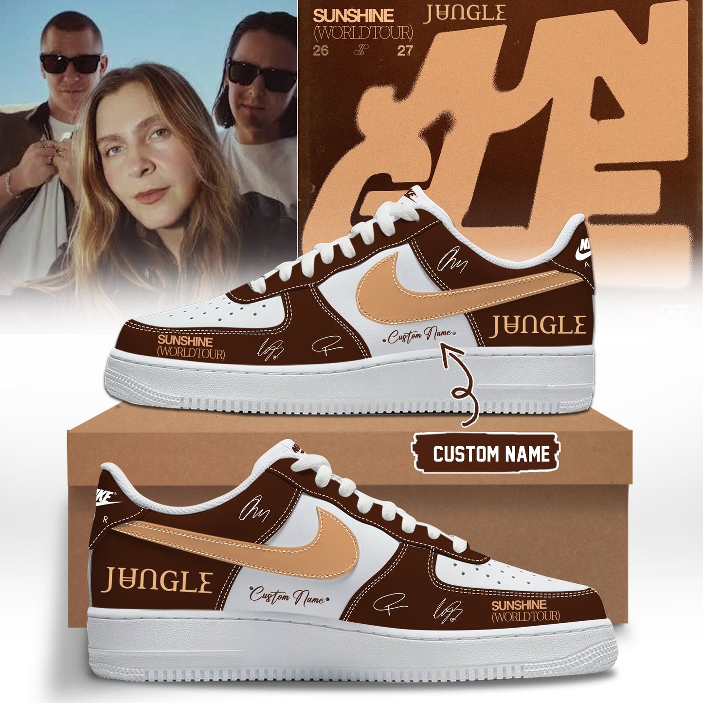 ,,Jungle – Sunshine World Tour 2026/27 Limited Edition Signature – Shoes 1-2
