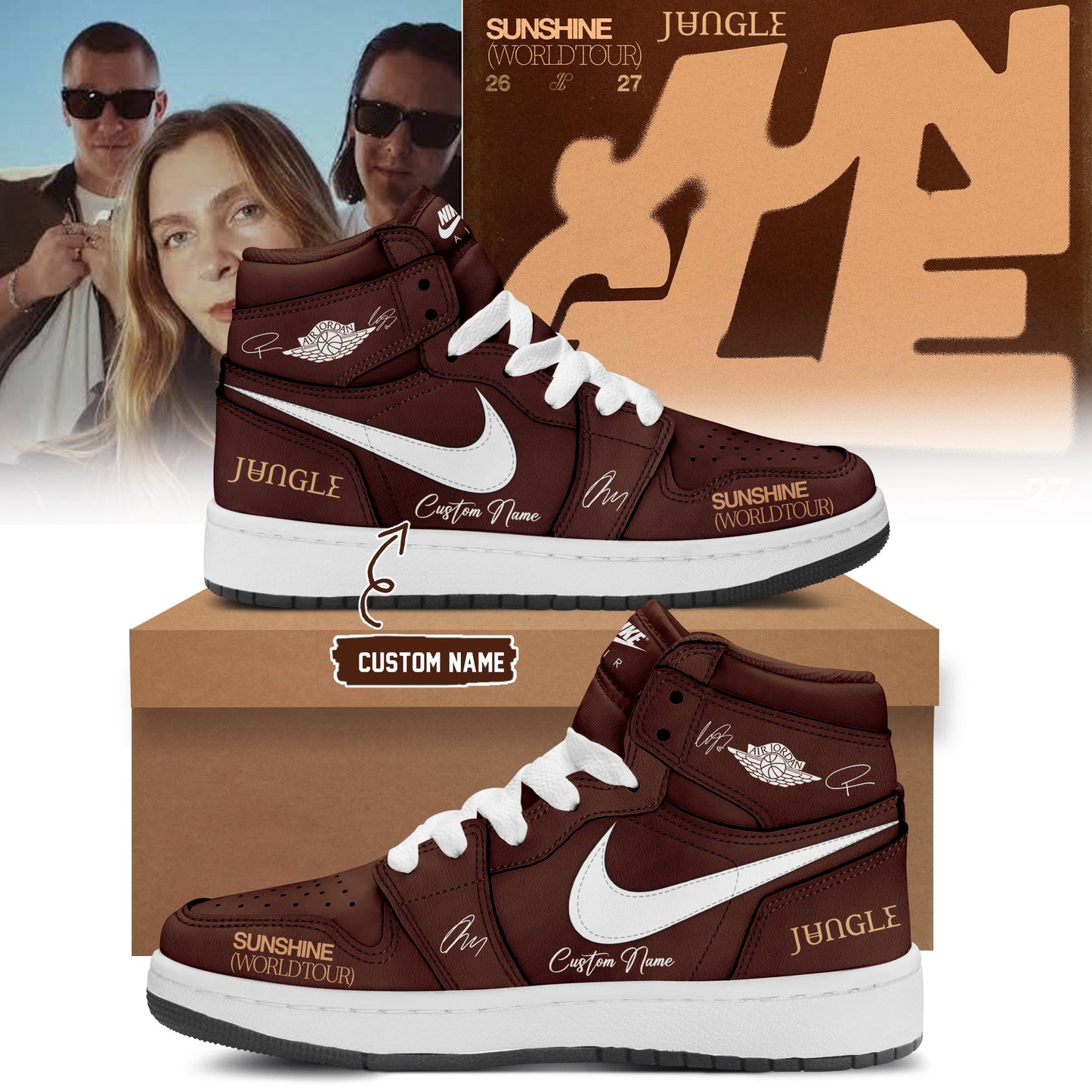 ,,Jungle – Sunshine World Tour 2026/27 Limited Edition Signature – Shoes 6