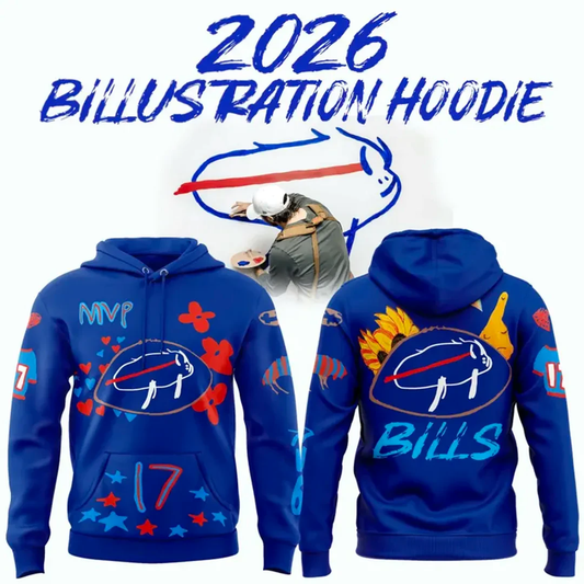 Buffalo Bills Billustration 2026 Limited Edition Hoodie