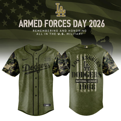 ALL TEAM Armed Forces Day Appreciation Night 2026 Edition Baseball Jersey