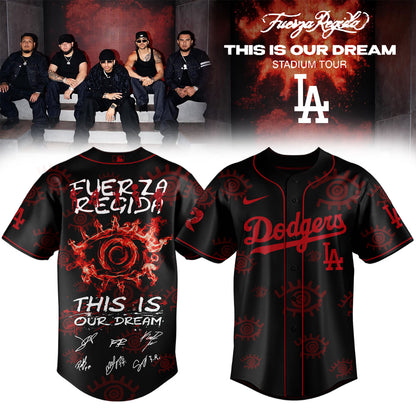 Fuerza Regida “This Is Our Dream Stadium Tour” 2026 Limited Edition Signature – Jersey 2