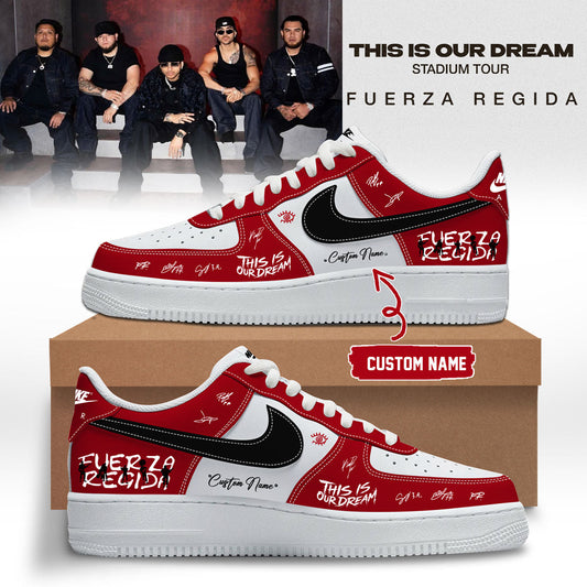 'Fuerza Regida “This Is Our Dream Stadium Tour” 2026 Limited Edition Signature – Shoes