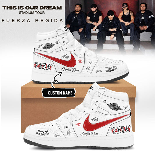 ,,.Fuerza Regida “This Is Our Dream Stadium Tour” 2026 Limited Edition Signature – Shoes