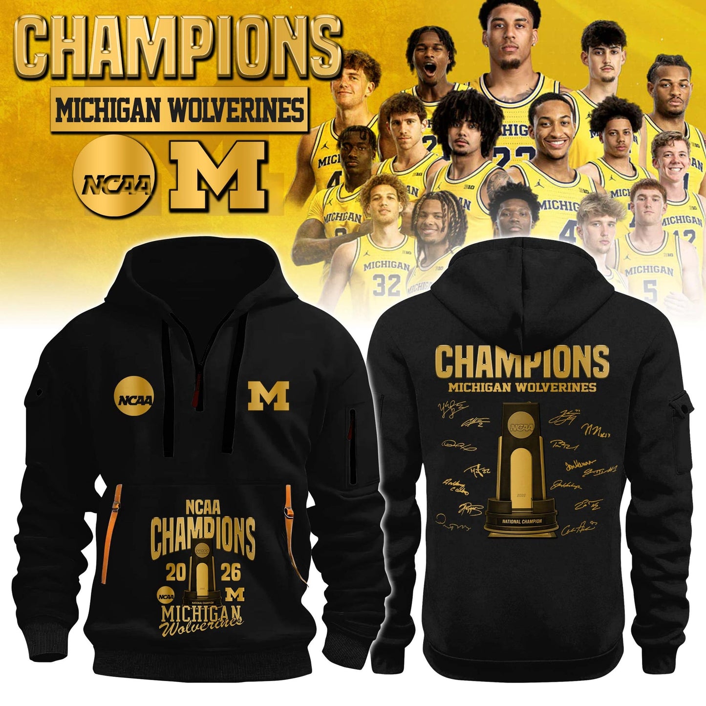 MICH Champions Basketball 2026 New Hoodie Limited Edition