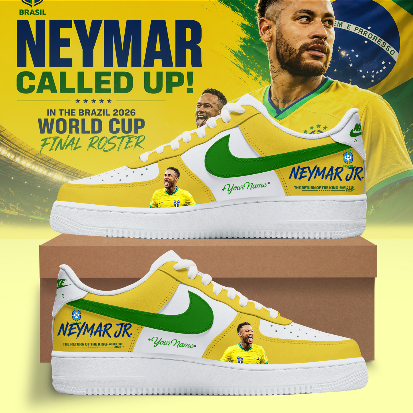 .Neymar Is Back – FIFA World Cup 2026 Sneaker Collection