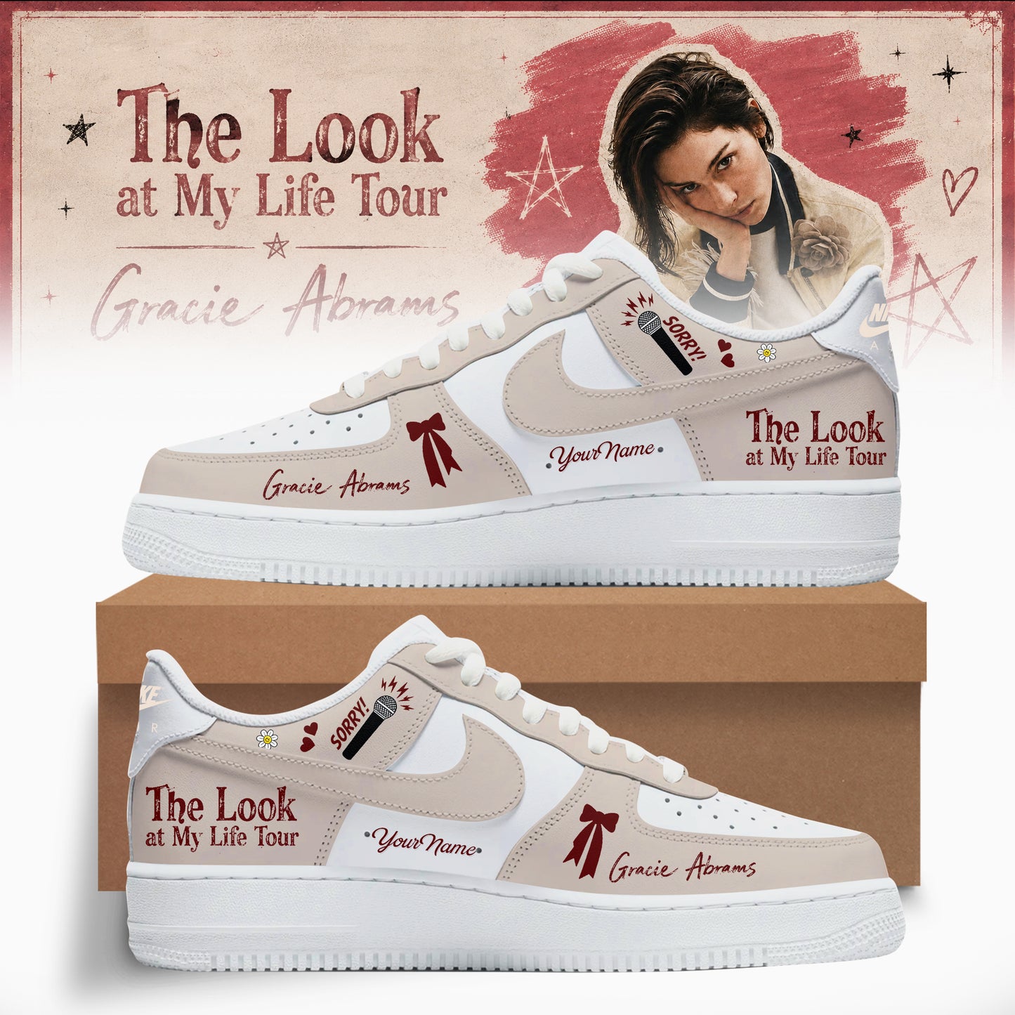 .Soft Echo AF1 Sneakers