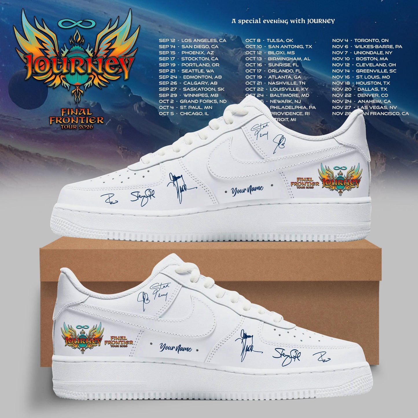 _JOURNEY – FINAL FRONTIER 2026 TOUR SNEAKERS | LIMITED DROP