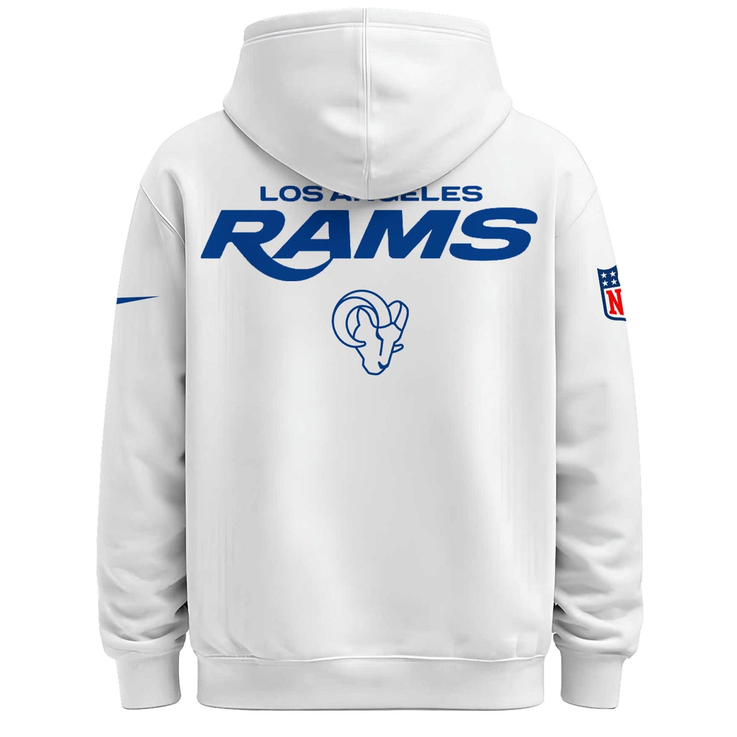 LAR Rams Classic Sol White Hoodie