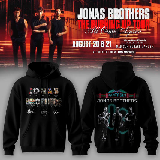 JONAS BROTHERS – THE BURNING UP TOUR HOODIE