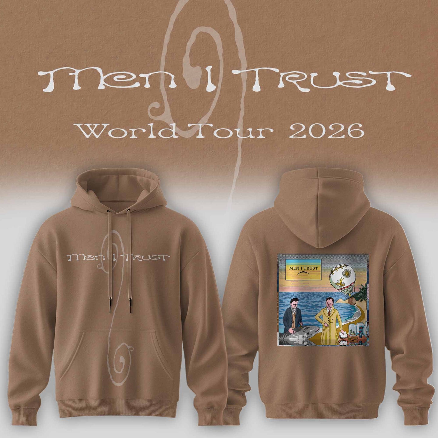 Men I Trust World tour 2026 Hoodie