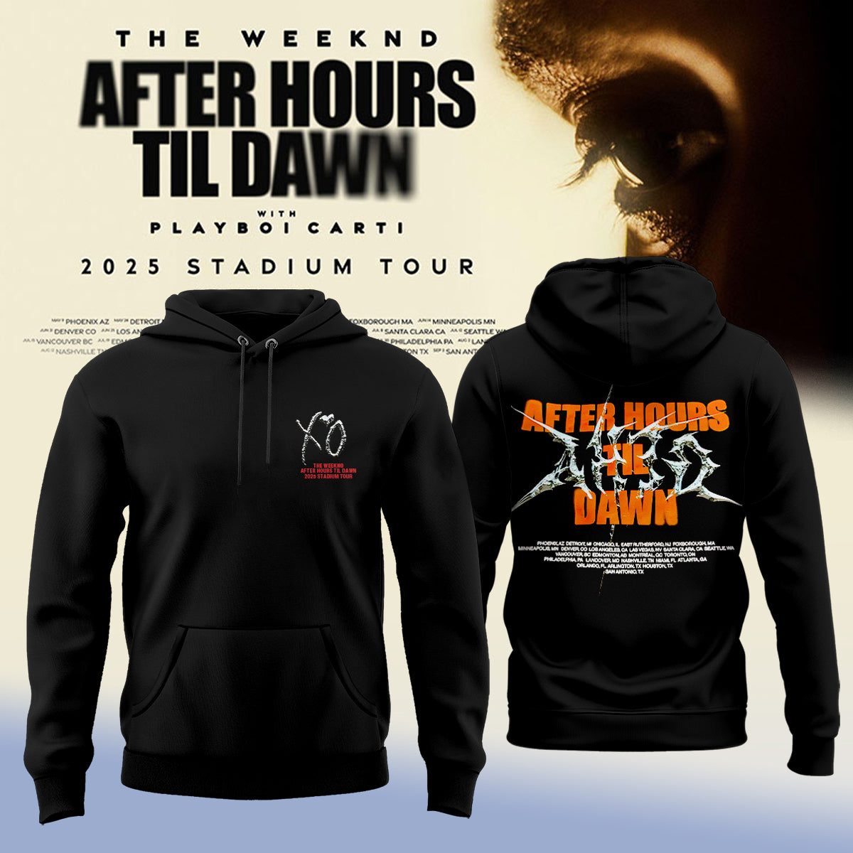 TW _ After Hours Till Dawn Tour Hoodie