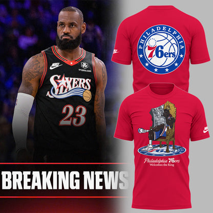 Limited Edition LeBron James Philadelphia 76ers T-Shirts
