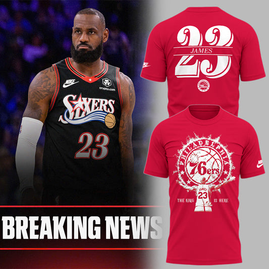 Limited Edition LeBron James Philadelphia 76ers T-Shirts
