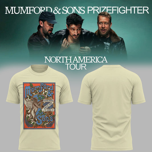 Limited Edition Prizefighter Tour At Dickies Arena On Ft Worth TX June 8 2026 T-Shirts