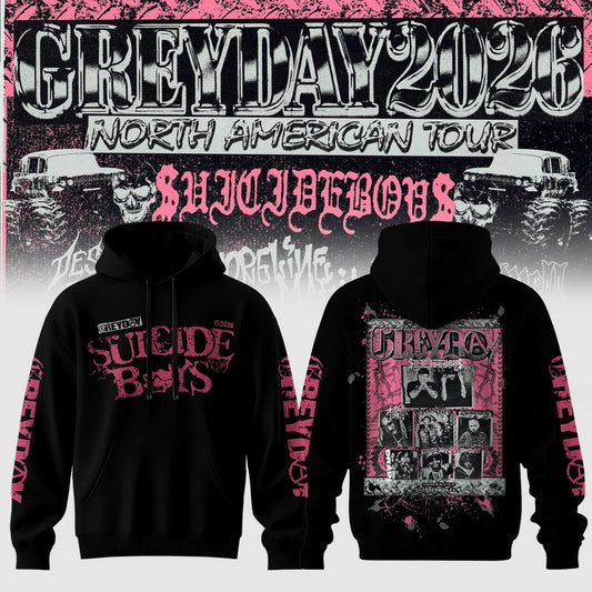 $uicideboy$ Greyday 2026 – North American Tour Hoodie