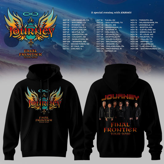 JOURNEY – FINAL FRONTIER 2026 TOUR HOODIES | LIMITED DROP