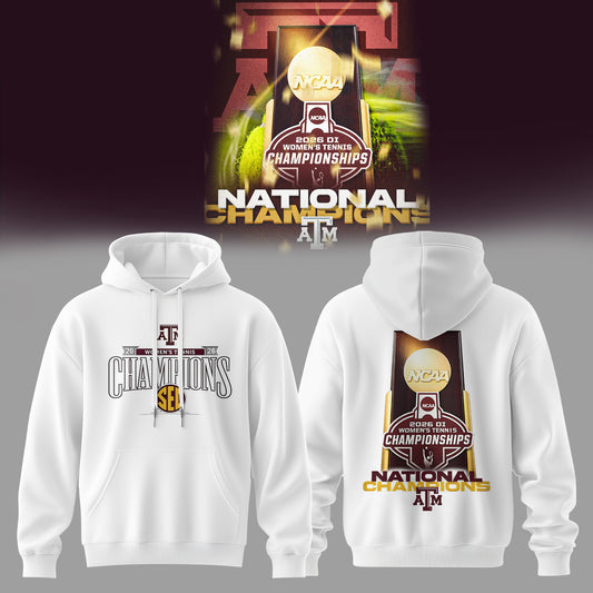 Women’s Tennis Championships – Texas A&M Aggies Hoodie