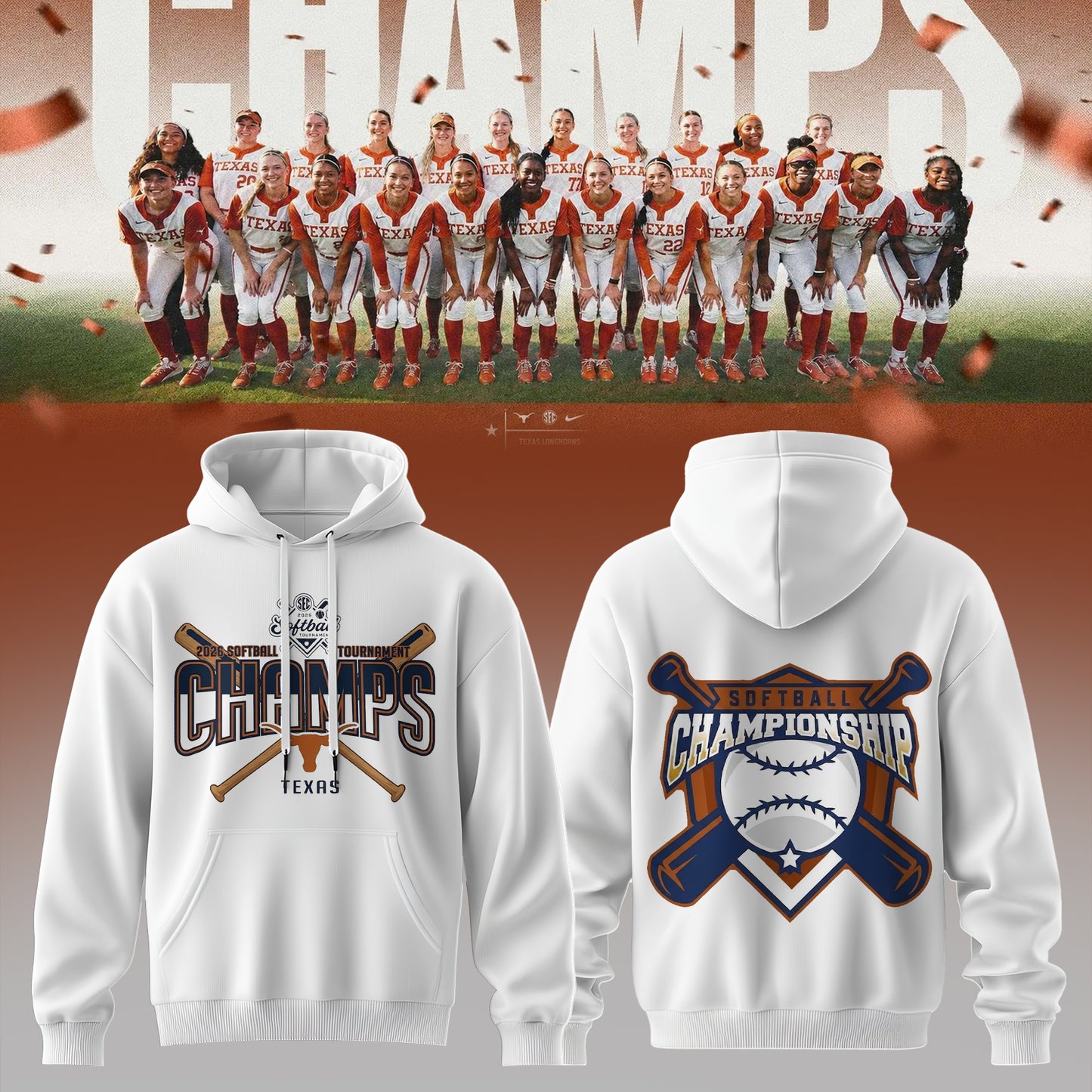 2026 Softball Tournament Champions Hoodie