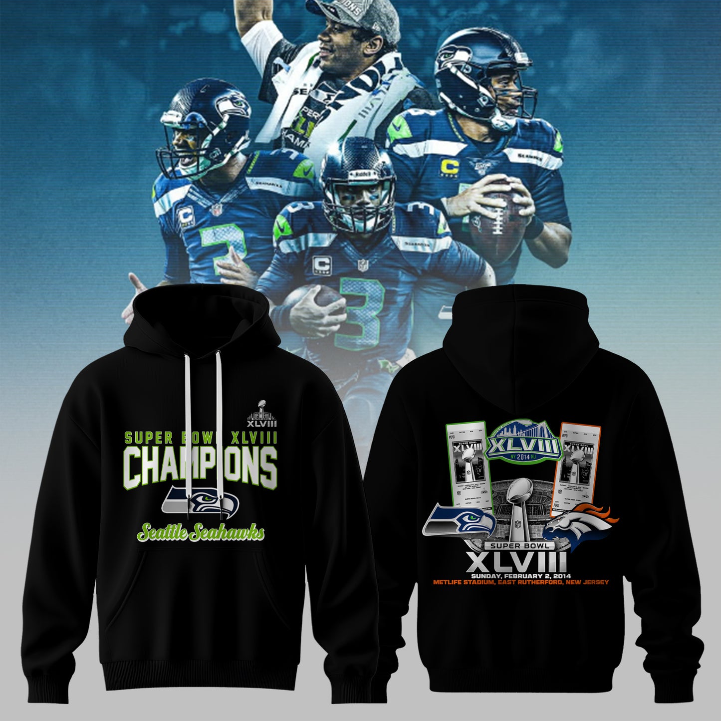 Russell Wilson Hoodie