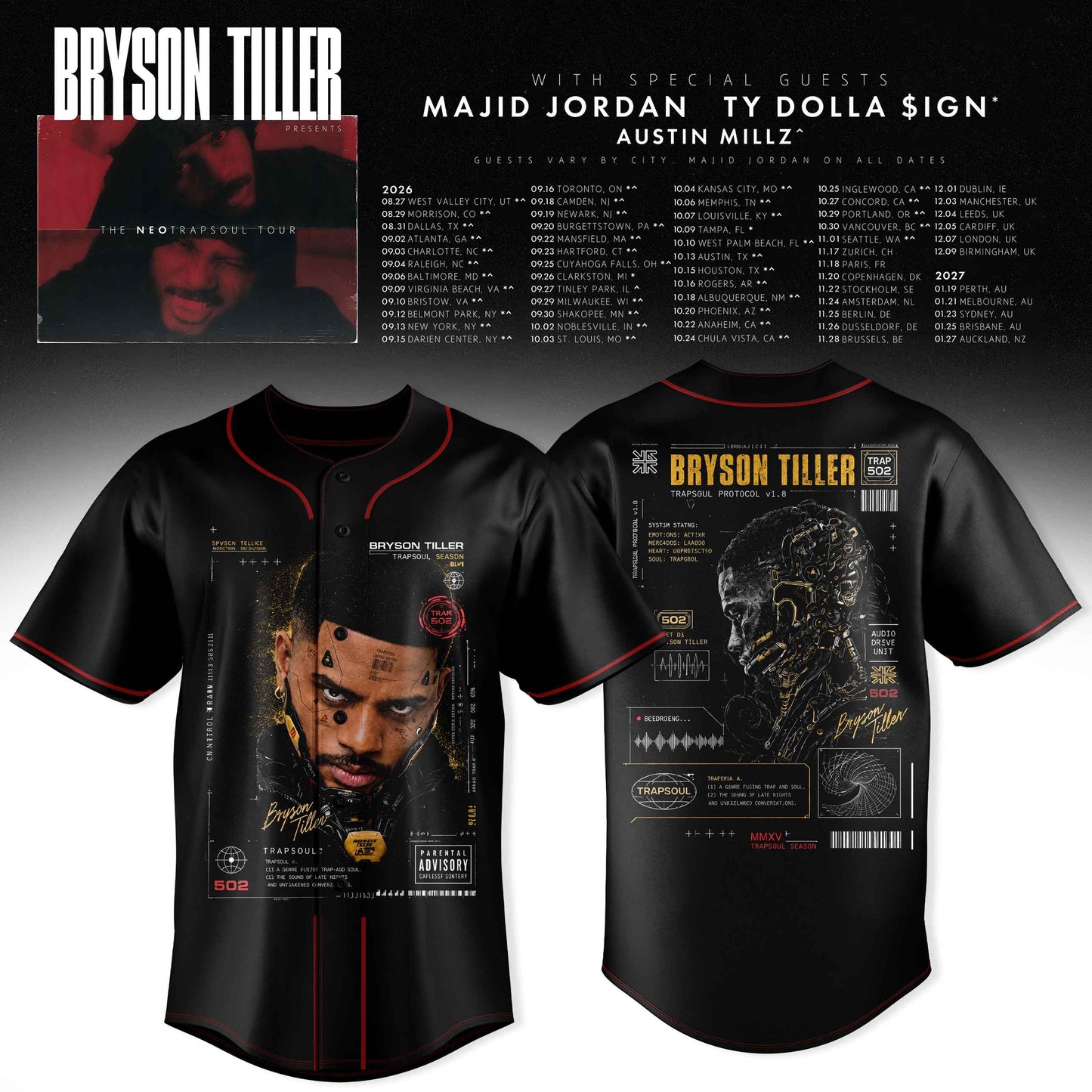 _BRYSON TILLER – THE NEOTRAPSOUL COLLECTION JERSEY