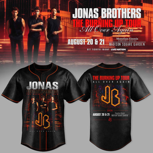 _JONAS BROTHERS – THE BURNING UP TOUR JERSEY