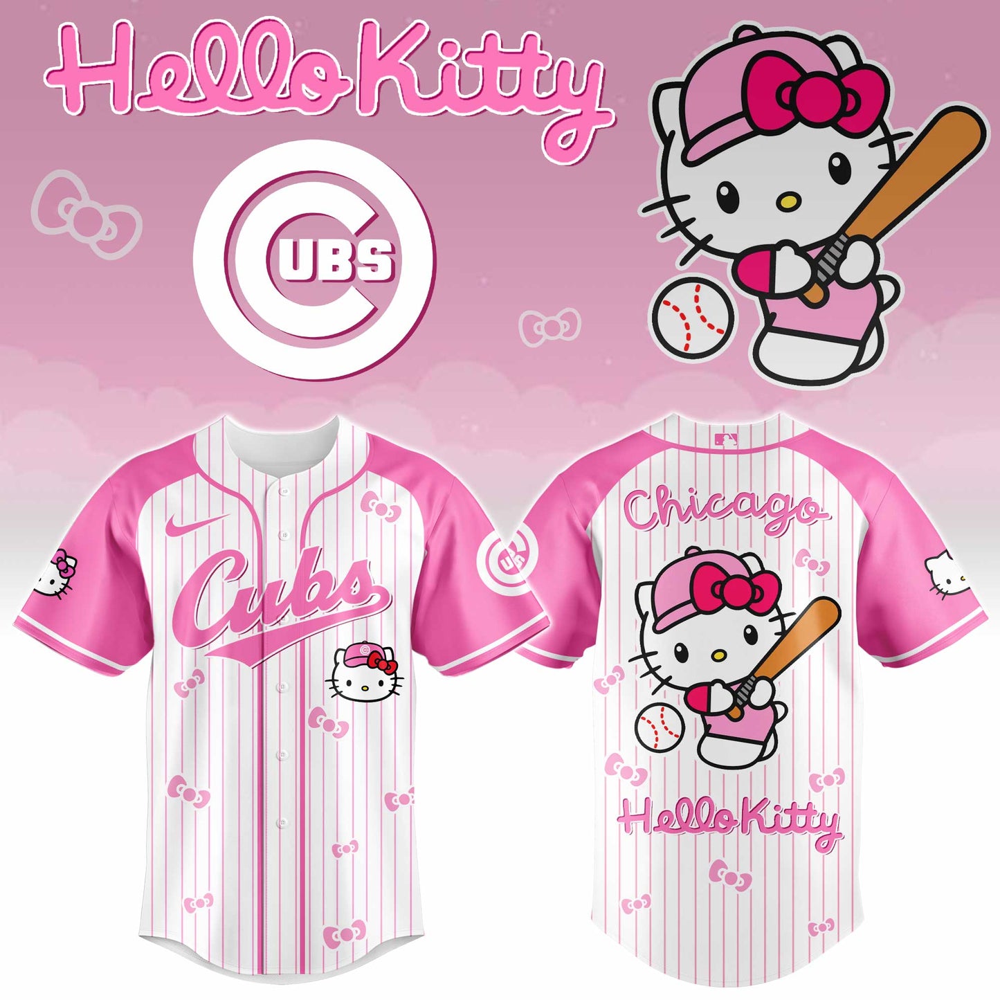 Baseball x Hello Kitty 2026 Limited Editions Jersey ver 2