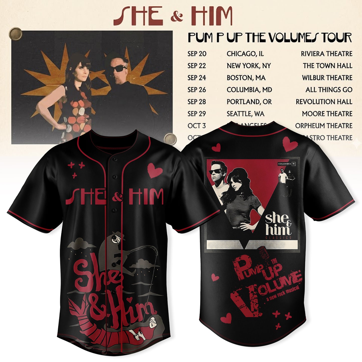 _ SHE & HIM – PUMP UP THE VOLUME COLLECTION JERSEY