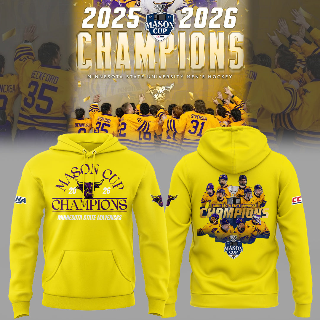 Limited Edition 2026 Mason Cup Champions🏆 Hoodie