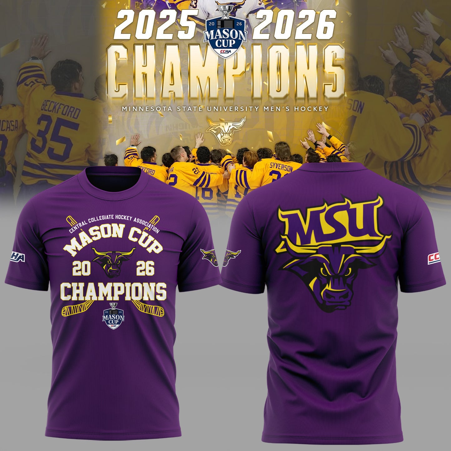 Limited Edition 2026 Mason Cup Champions🏆 Shirt