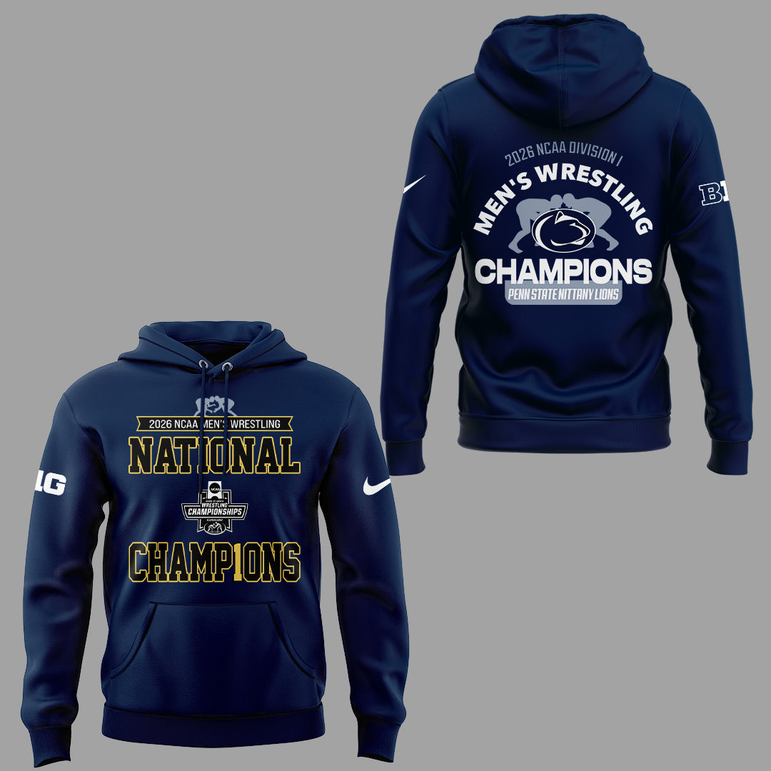 Limited Edition 2026 Men’s Wrestling Champions🏆 Hoodie