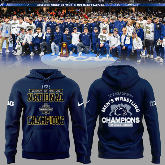 Limited Edition 2026 Men’s Wrestling Champions🏆 Hoodie