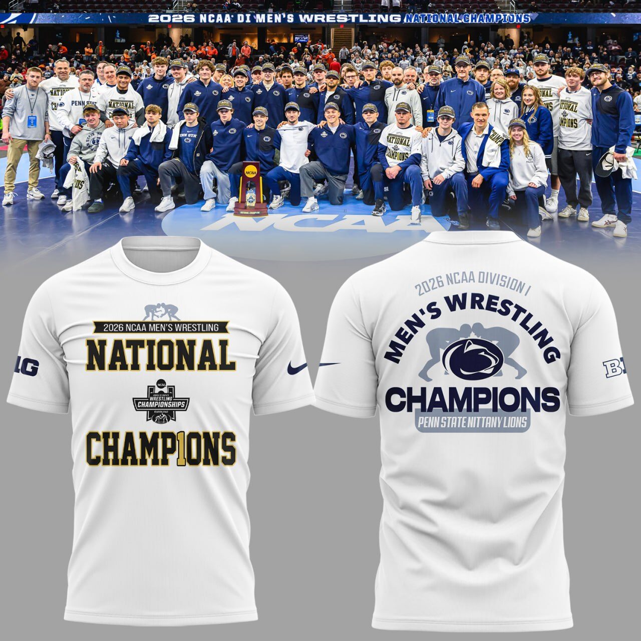 Limited Edition 2026 Men’s Wrestling Champions🏆 Shirt