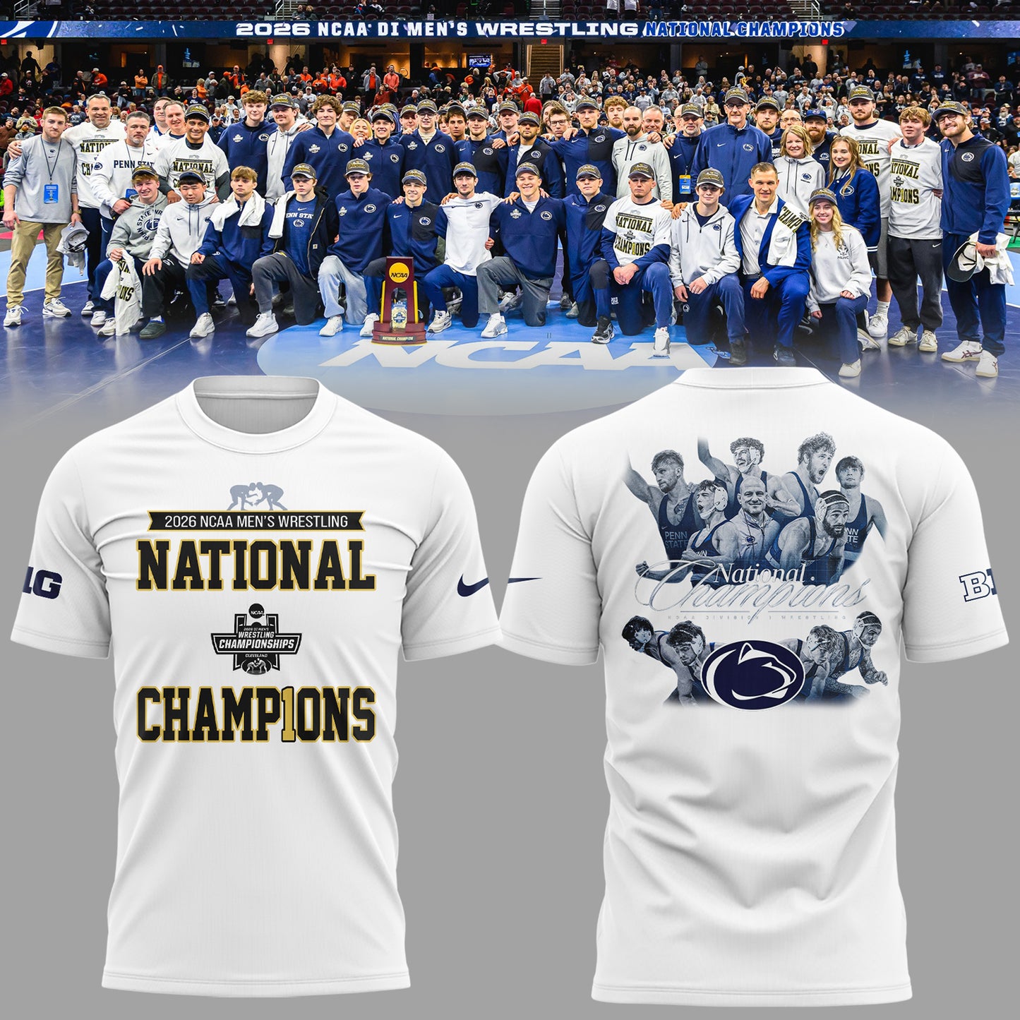 Limited Edition 2026 Men’s Wrestling Champions🏆 Shirt