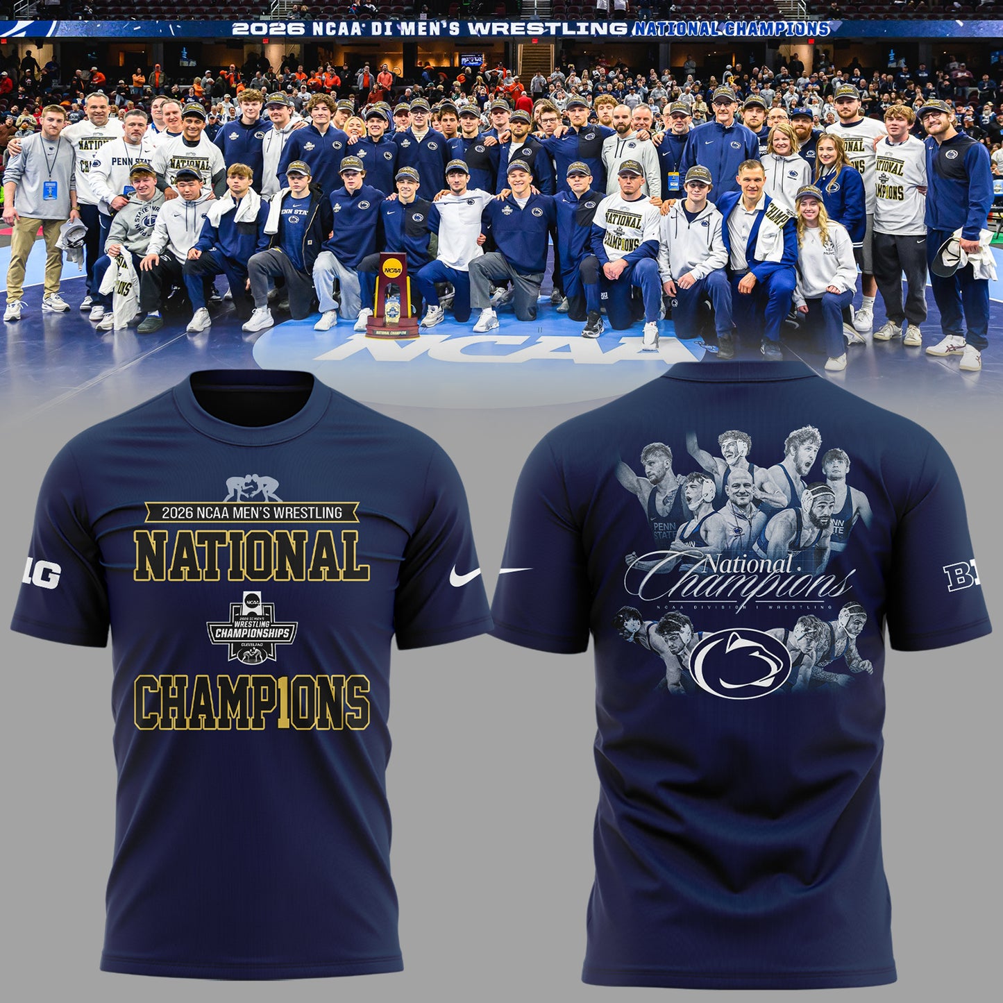 Limited Edition 2026 Men’s Wrestling Champions🏆 Shirt