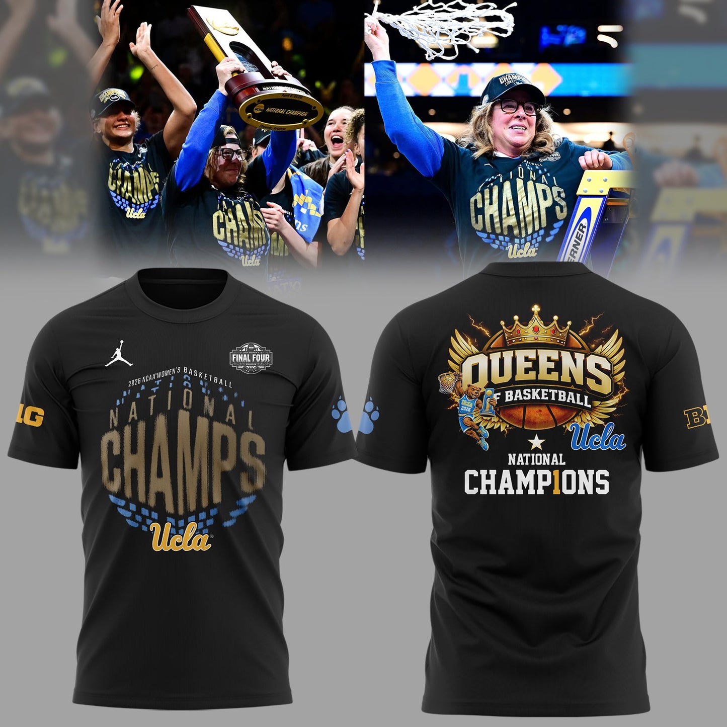 Limited Edition 2026 WBB National Champions 👑🏀 Champions Shirt