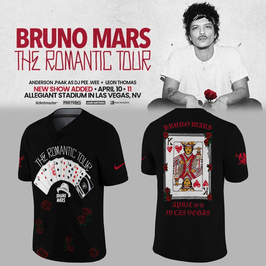 Limited Edition The Romantic Tour in Las Vegas Football Jersey