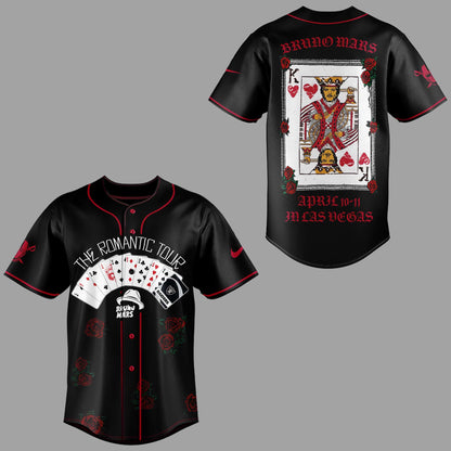 Limited Edition The Romantic Tour in Las Vegas Baseball Jersey
