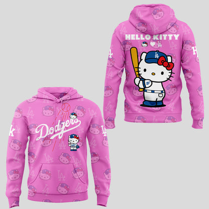 Dodgers x Hello Kitty Night 🎀⚾💙 Hoodie
