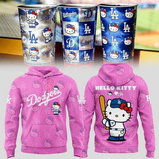 Dodgers x Hello Kitty Night 🎀⚾💙 Hoodie