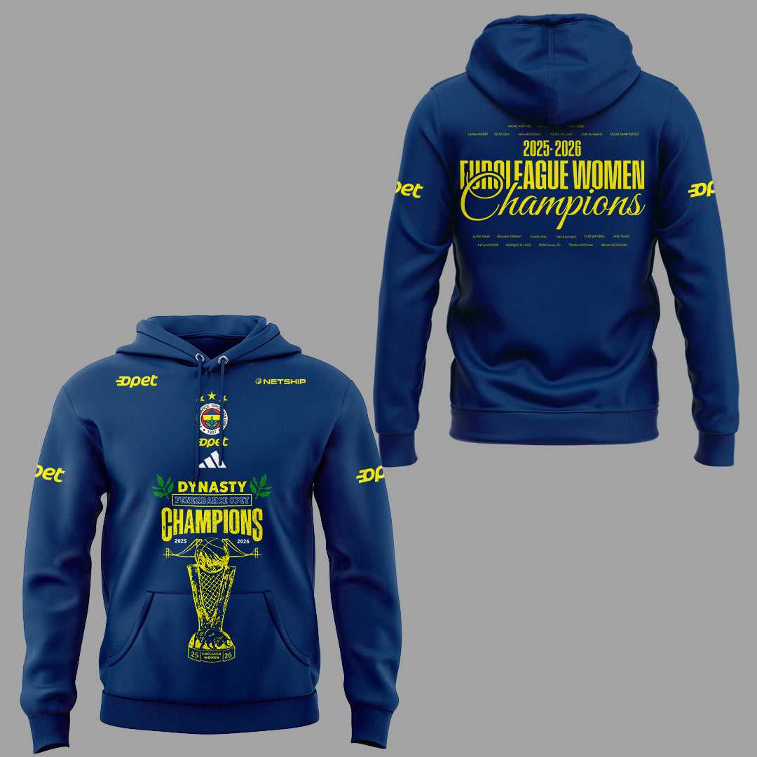 2025-2026 EuroLeague Women Champions 🏀🏆 Hoodie