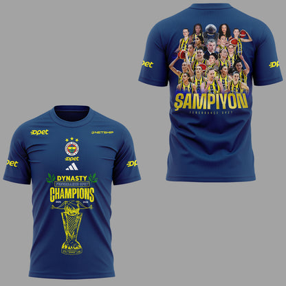 2025-2026 EuroLeague Women Champions 🏀🏆 Shirt