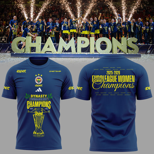 2025-2026 EuroLeague Women Champions 🏀🏆 Shirt