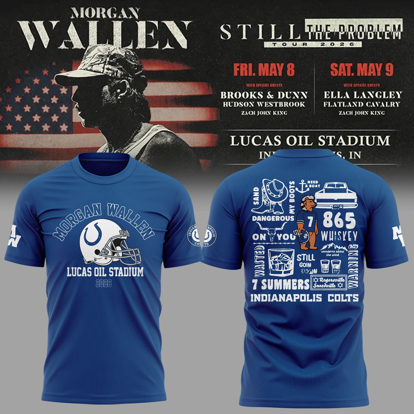 Limited Edition “Still The Problem Tour” At Lucas Oil Stadium, Indianapolis Shirt