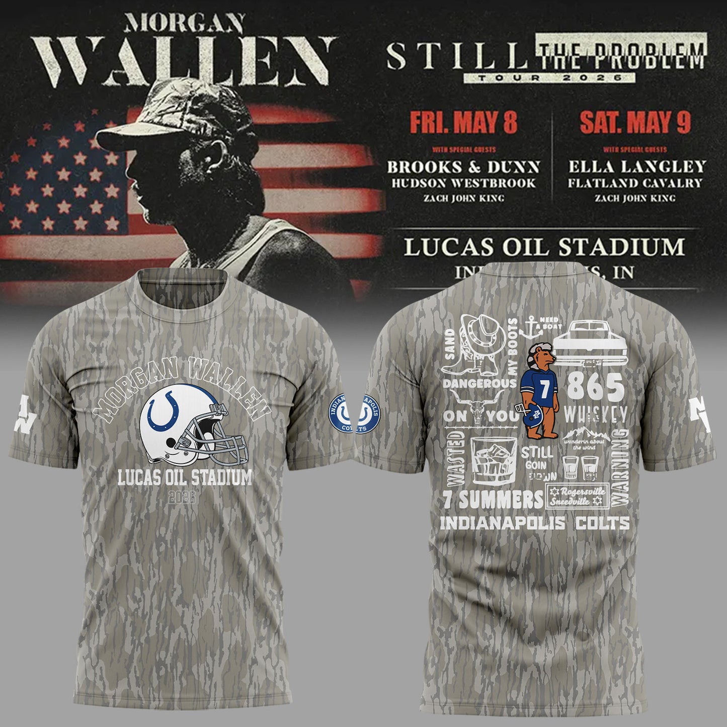 Limited Edition “Still The Problem Tour” At Lucas Oil Stadium, Indianapolis Shirt