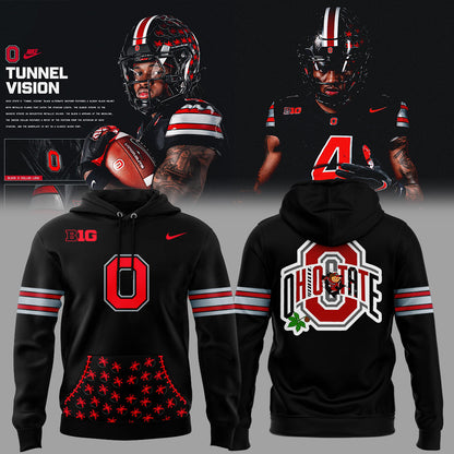 Limited Edition Black out “Tunnel Vision” ⚫️🔴 Hoodie
