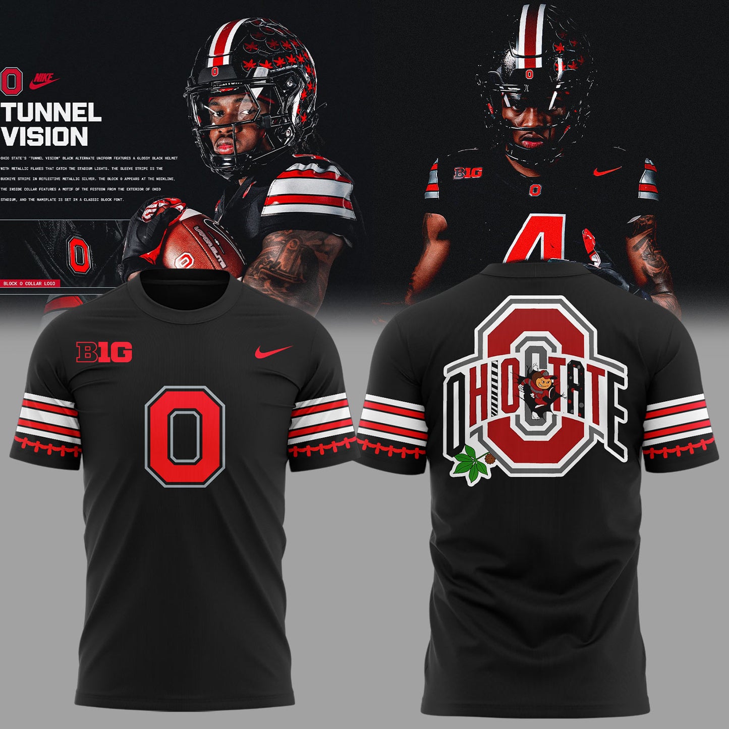 Limited Edition Black out “Tunnel Vision” ⚫️🔴 TShirt