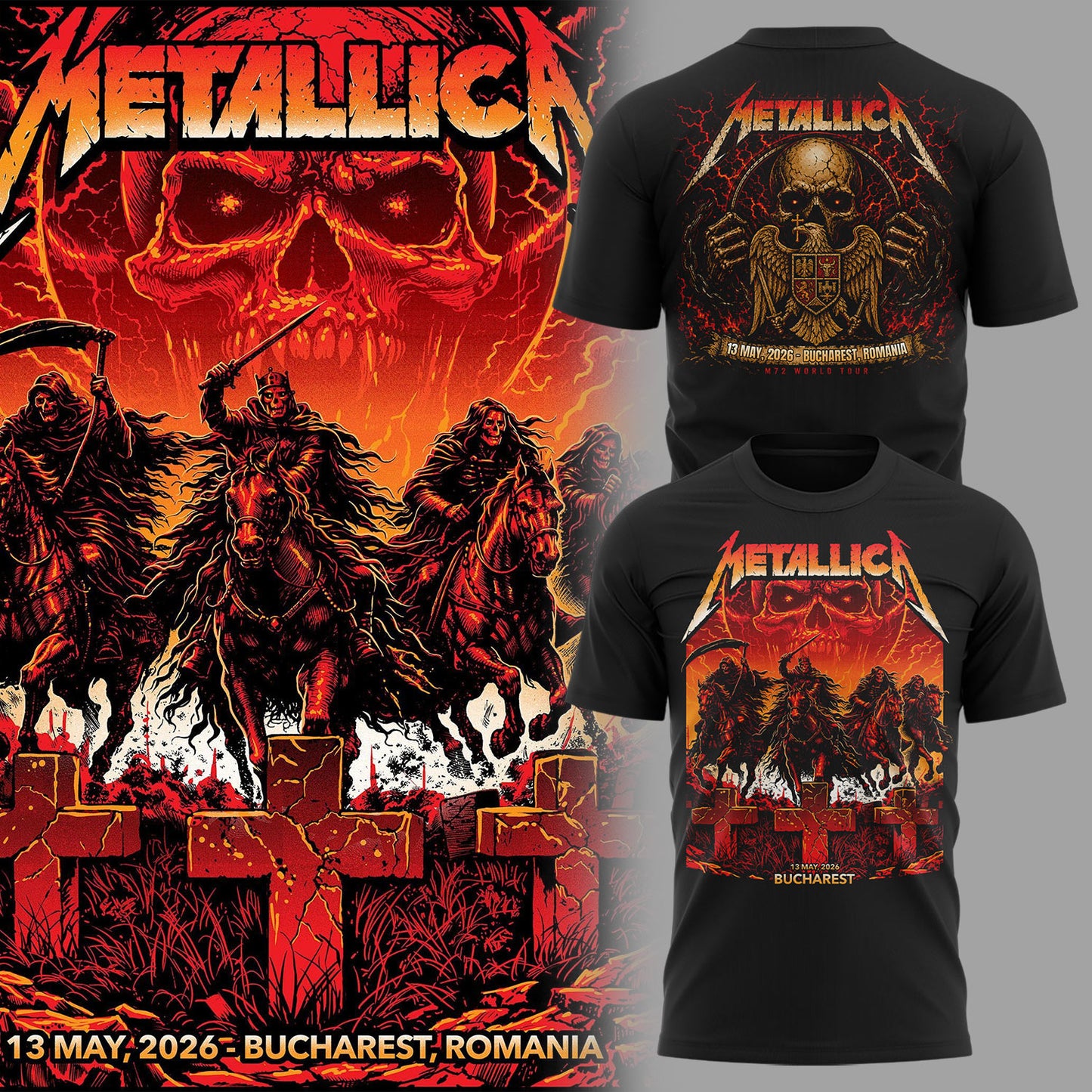 MTLC Bucharest at Național Arena 🦅🎸Shirt