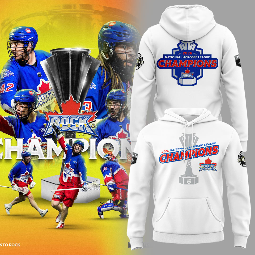 Limited Edition Toronto Rock Are your Champions 🏆 2026 Shirt