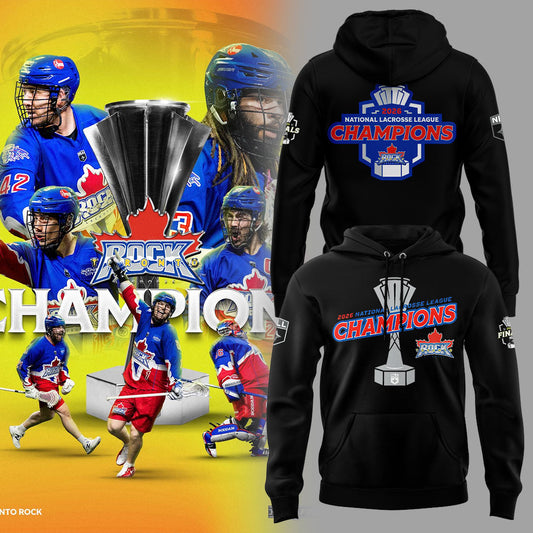 Limited Edition Toronto Rock Are your Champions 🏆 2026 Shirt